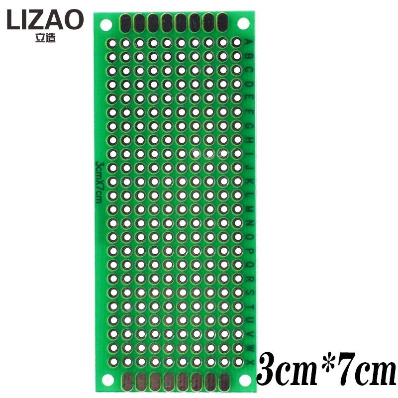 9x15 8x12 7x9 6x8 5x7 4x6 3x7 2x8 cm Doppelseitig Prototyp DIY Universal Gedruckte Schaltung PCB Platine Protoboard Für Arduino