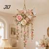 Waterproof Wind Chimes for Patio Acrylic Flower & Sun/Moon Chimes, Window Hanging Suncatcher Housewarming Gifts New Home Living Room Balcony,