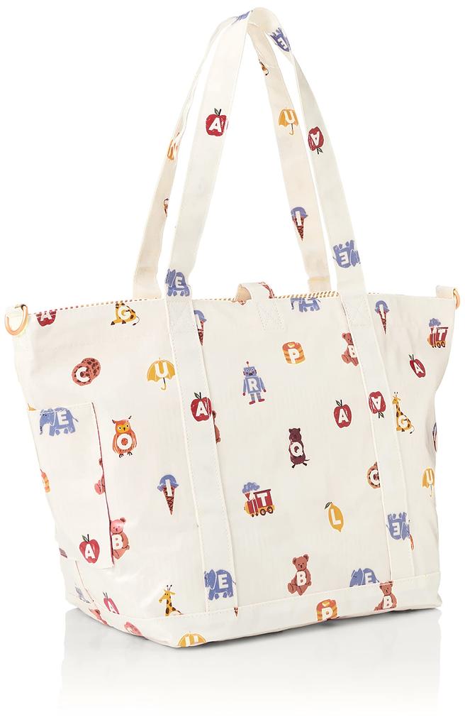 Alphabet Print Mom Bag [Gelato Pique]