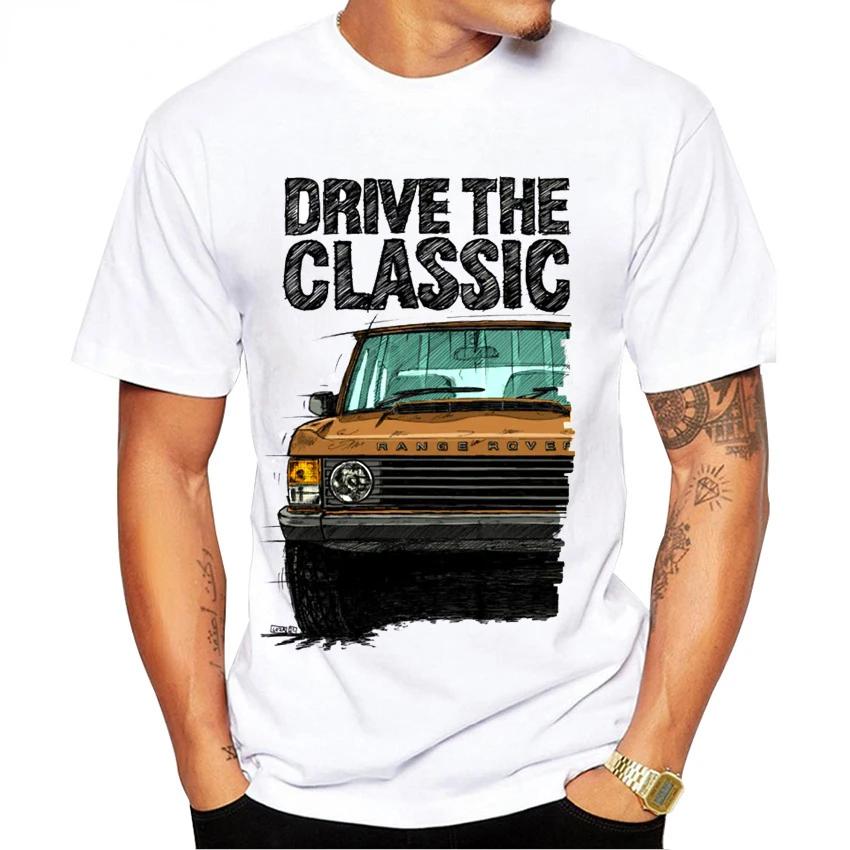 2025 new model Mens Short Sleeve TShirt Classic OffRoad Racing Shirt Car Design Harajuku White Casual Summer Casual Fashion T