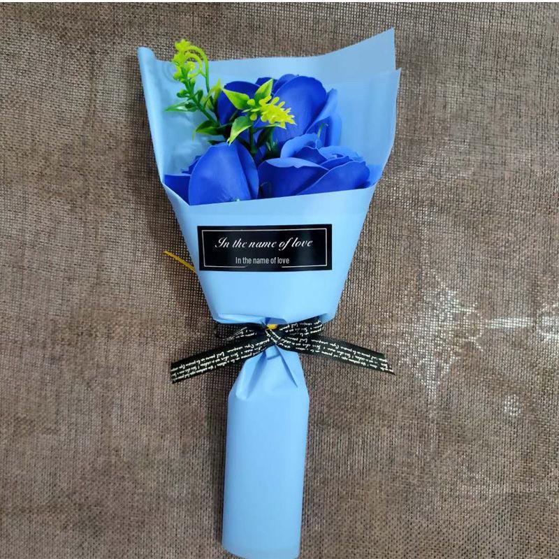 Lehrertagsgeschenk: Künstlicher Rosenstrauß - Seifenblumen für den Valentinstag