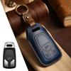 Leather Car Key Case Cover for  A4L A5 Q7 TT TTS A3 A4 B9 A6 A7 4K A8 E-tron Q5 Q8 C8 D5 SQ8 Car Keychain