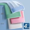 Men's Large Ice Silk Cooling Mid-Waist Boxer Briefs: Breathable, Thin, Graphene Antibacterial Underwear for Summer.
