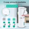 300ML Light Display 3Levels Adjustable IPX5 Waterproof Intelligent Induction Infrared Automatic Smart Sensor Foam Soap Dispenser