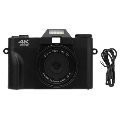 Digital Camera 4K 60FPS 56MP 6X Zoom 3 Inch IPS HD Screen 1700mAh Mirrorless Camera for Travel
