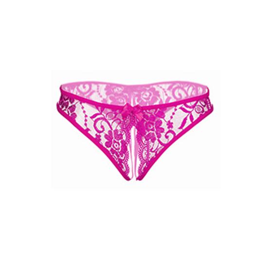 Sexy ženy, krajkové, měkké, rozkrokové kalhotky G-string spodní prádlo dárek