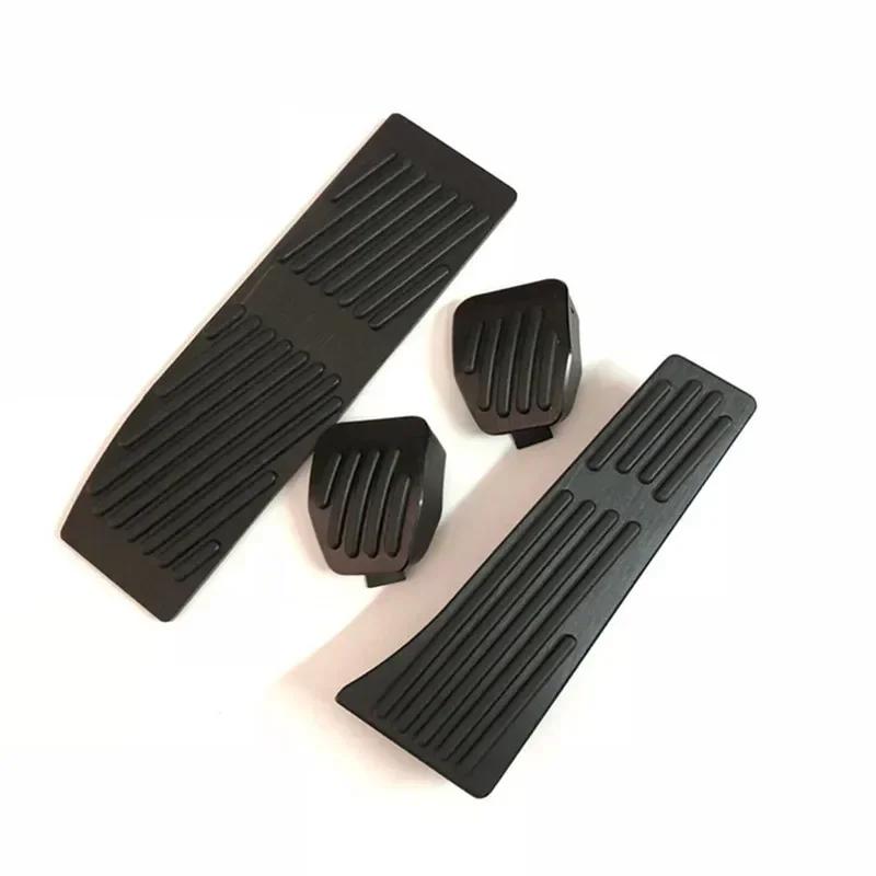 Non-drilling Non-slip Accelerator Gas Fuel Brake Foot Rest Pedal Pads For BMW 1,3 Series X1 E39 E46 E87 E90 E91 E92,Car Styling