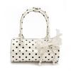 Niche polka dot bag 2025 new Mori sweet fashion bow foreign style versatile portable shoulder cylinder bag