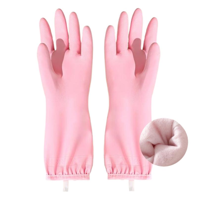 Haushaltshandschuhe zum Geschirrspülen, Gummihandschuhe, Wasserdichte Handschuhe, Reinigungswerkzeuge, Latexhandschuhe für Wäsche und Küche
