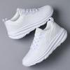 Women's Autumn Flyknit Thick Sole Casual Running Shoes - Breathable Mesh, Large Size, Comfortable Sport Sneakers for Mom