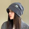 American New Butterfly Embroidery Stacking Hat Windproof and Warm Casual Hat Women's Spring and Autumn Hat