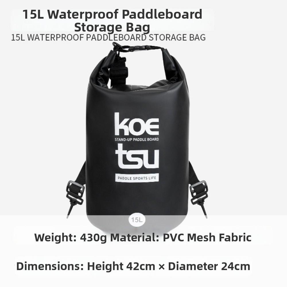 Portable Mesh Deck Bag Oxford Paddle Board Storage Bag Surfboard Bag for Inflatable SUP Seat Kayak