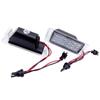 1 set Bil LED-nummerskyltsbelysning 12V Vit Passar för Chevrolet Chevy Cruze Camaro SMD3528 LED-nummerskyltslampa Canbus Bulb Kit