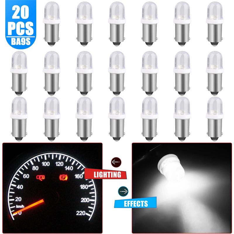 20Pcs Car LED Bulbs | Instrument Panel Interior Lights for Dashboard & Indicator Lighting