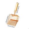 Cat Litter Scoop Sand Spade Comfortable Gripping Cleaning Tool with Hook Pet for