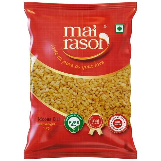 MAI RASOI Moong Dal Unpolished 1Kg Pouch