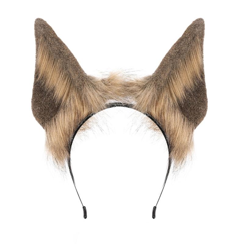Cute Animal Ear Headband Soft Furry Cosplay Hair Accessory For Anime Conventions Theme Parties