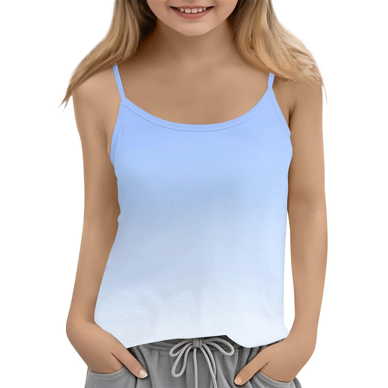Girls Camisole Children s Comfortable Breathable Dance Printed Vest 150