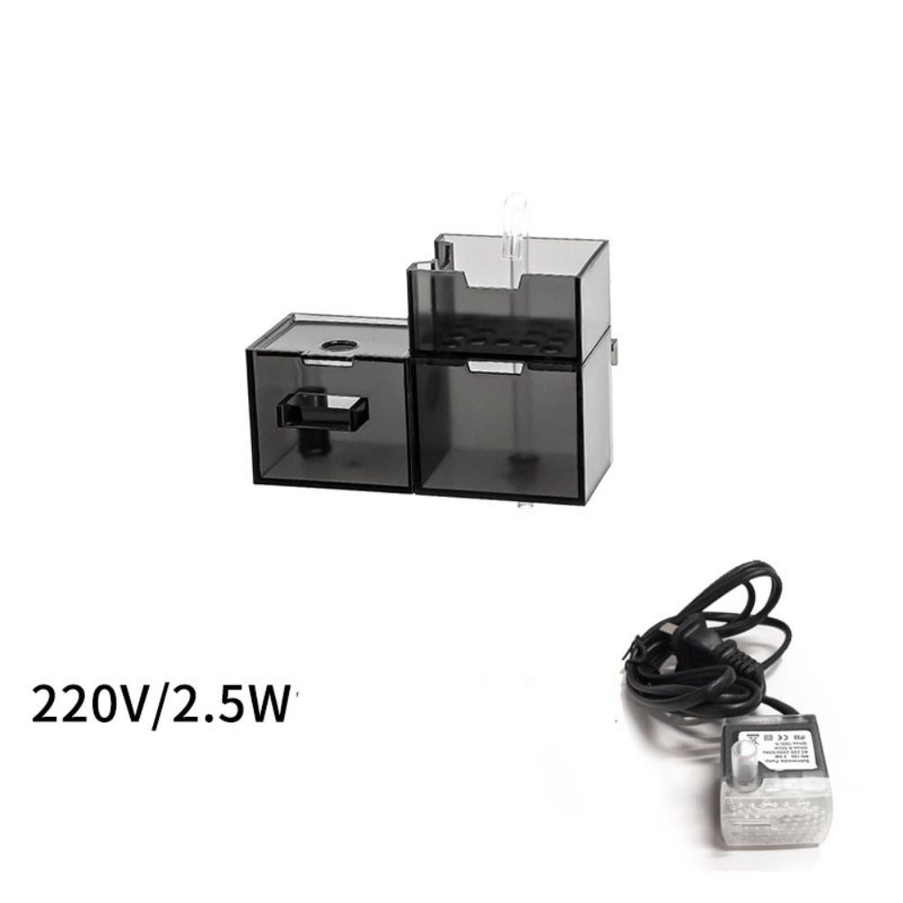 wall-mounted Waterfall Filter Box 3 in 1 Circulating Water Purifier Clean water cycle  for Home