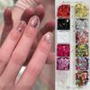 12 Grids Nail Art Sequins Kit Polka Dots DIY Nail Embellishments  Manicure Accessories