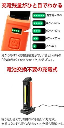 Radweather LED-Arbeitslicht, 1.000 Lumen, 2-Wege-Beleuchtung, Faltbar, Wiederaufladbarer Akku, Leichtgewicht, Camping, Outdoor, Arbeitslicht, Taschenlampe