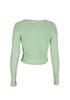 Women's Summer Casual Semi-Sheer Printed Slim-Fit Long-Sleeve T-Shirt