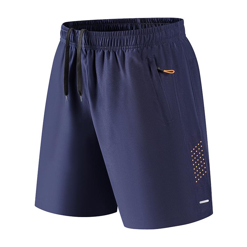 Men s Quick-Dry Athletic Beach Shorts - Breathable, Elastic, Casual Fit 4XL темно-синий