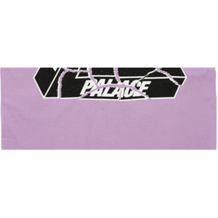 Palace Tri-Ripped T-Shirt Light Purple Unisex Tops P25TS027
