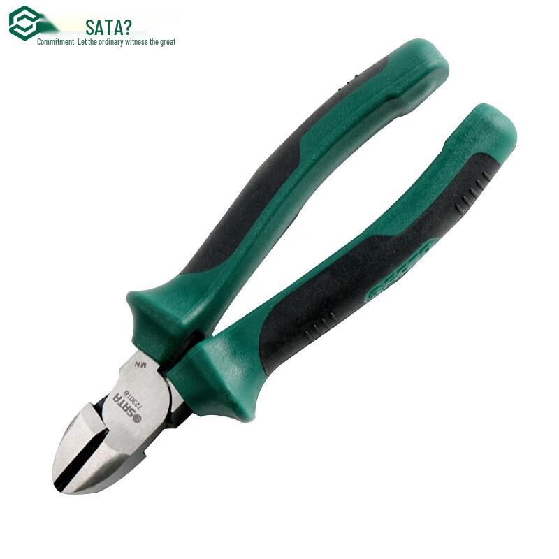 SATA 72301B Labor-Saving Diagonal & Flat-Nose Pliers 6 inches