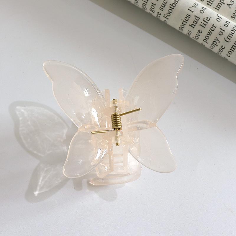 Bezaubernde Schmetterlings-Haarklammer - Mattiertes Design zieht Bienen und Schmetterlinge an