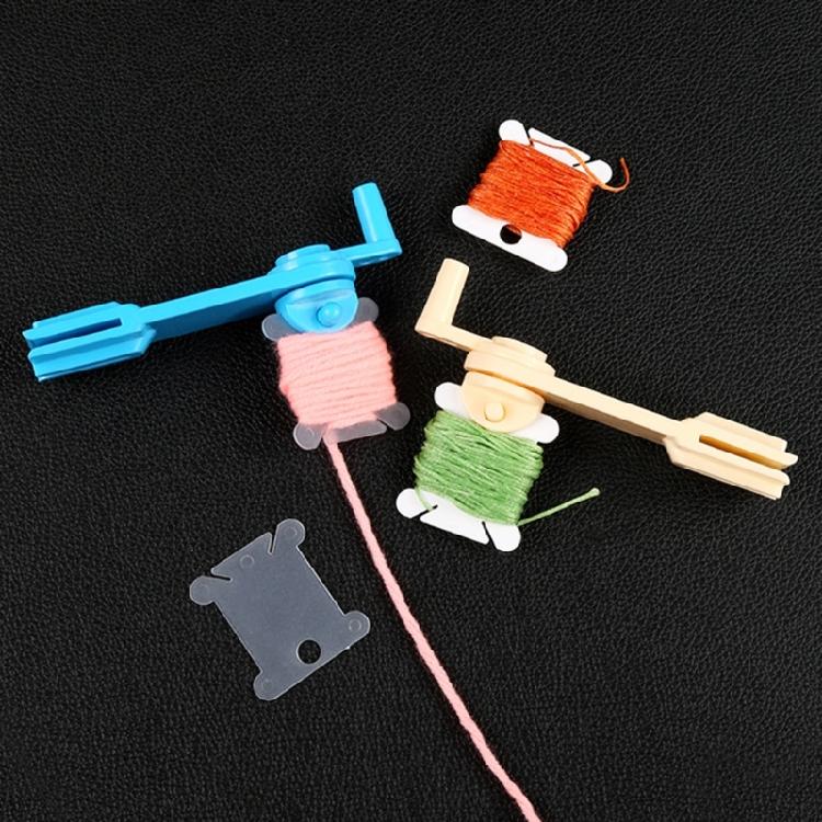 Practical Floss Bobbins with Floss Winder Embroidery Thread Bobbins Embroidery Thread Holder for Crafting