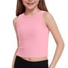 Girls' Ribbed Tank Top - Sleeveless Cotton Camisole