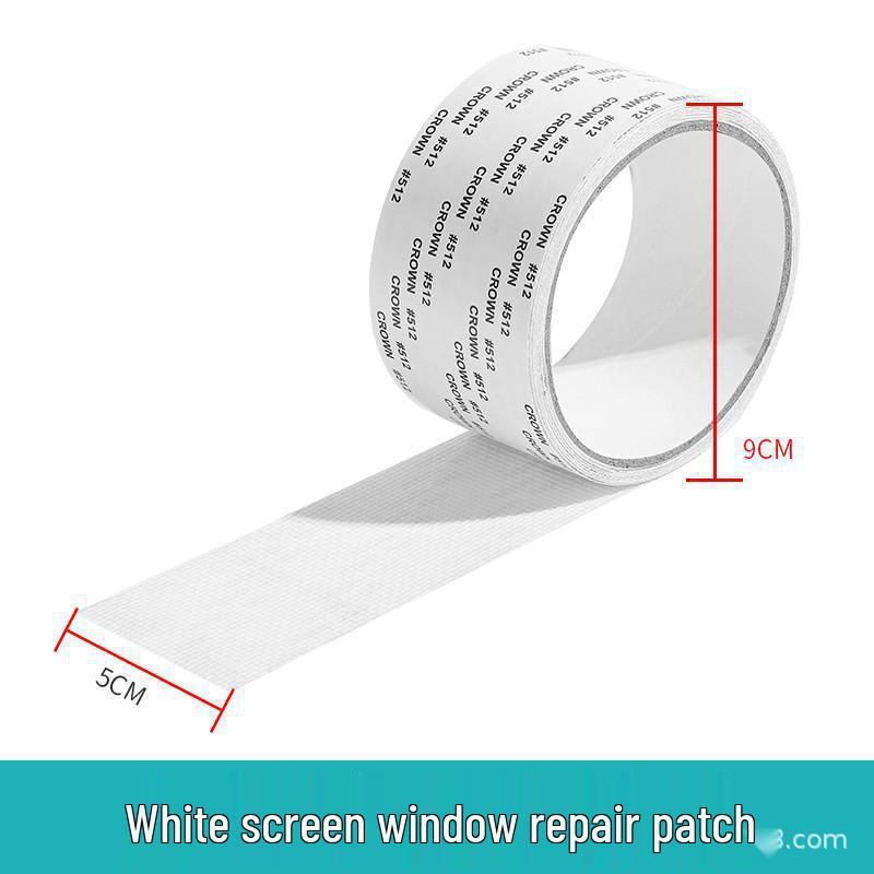 

Self-Adhesive Insect Screen Repair Patch for Large Tears 5cm x 2m (1 roll) белый