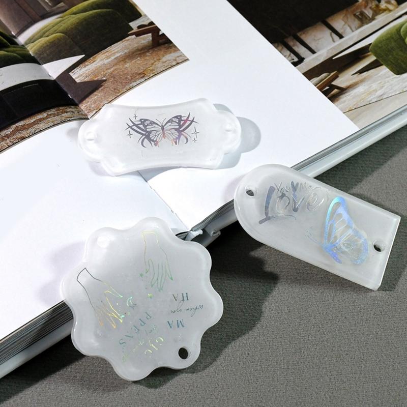 6 Cavities Pendant Silicone Molds for Pendant Earrings Necklace Keychain Mold Resin Molds Jewelry DIYs Casting Mold Craft