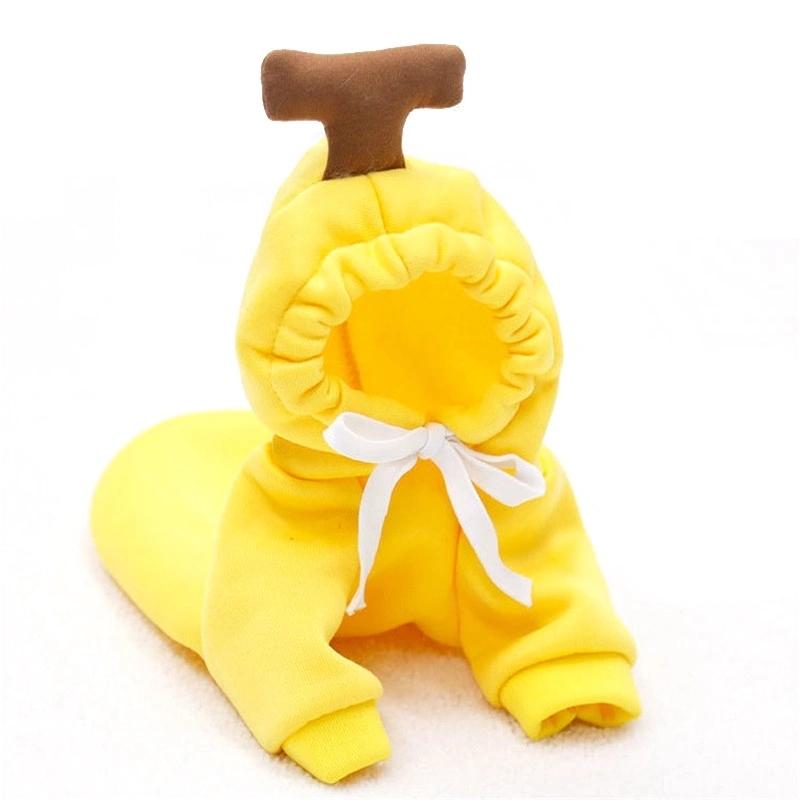 Schattige Fruit Honden Kleding voor Kleine Honden hoodies Warm Fleece Huisdier Kleding Puppy Kat Kostuum Jas voor Franse Chihuahua Jas Pak XS