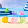50Pc Mini Resin Square Little Yellow Duck Diy Decoration Accessories Moss Fish Tank Landscape Aquarium Room Decor Gifts