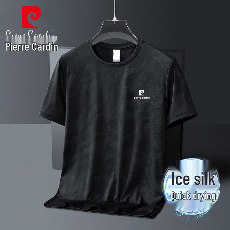 Pierre Cardin Men s Ice Silk Short Sleeve T-Shirt XL