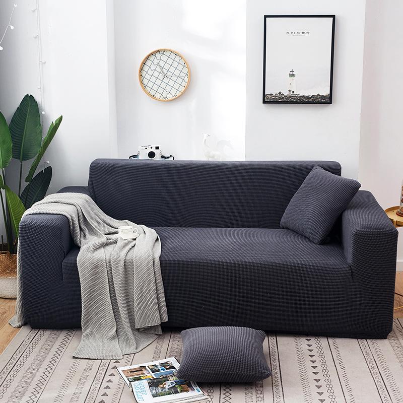 Polar Fleece Stretch Sofa Slipcover Elastic Sofa Covers Protectors for Living Room Funda Sofa Chair Couch Cover 1/2/3/4 Seat