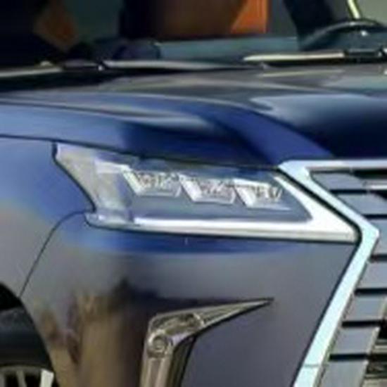 Compatible Smoked Headlight Film for Lexus ES200/IS/NX200/RX300 - Light-Controlled Color-Changing