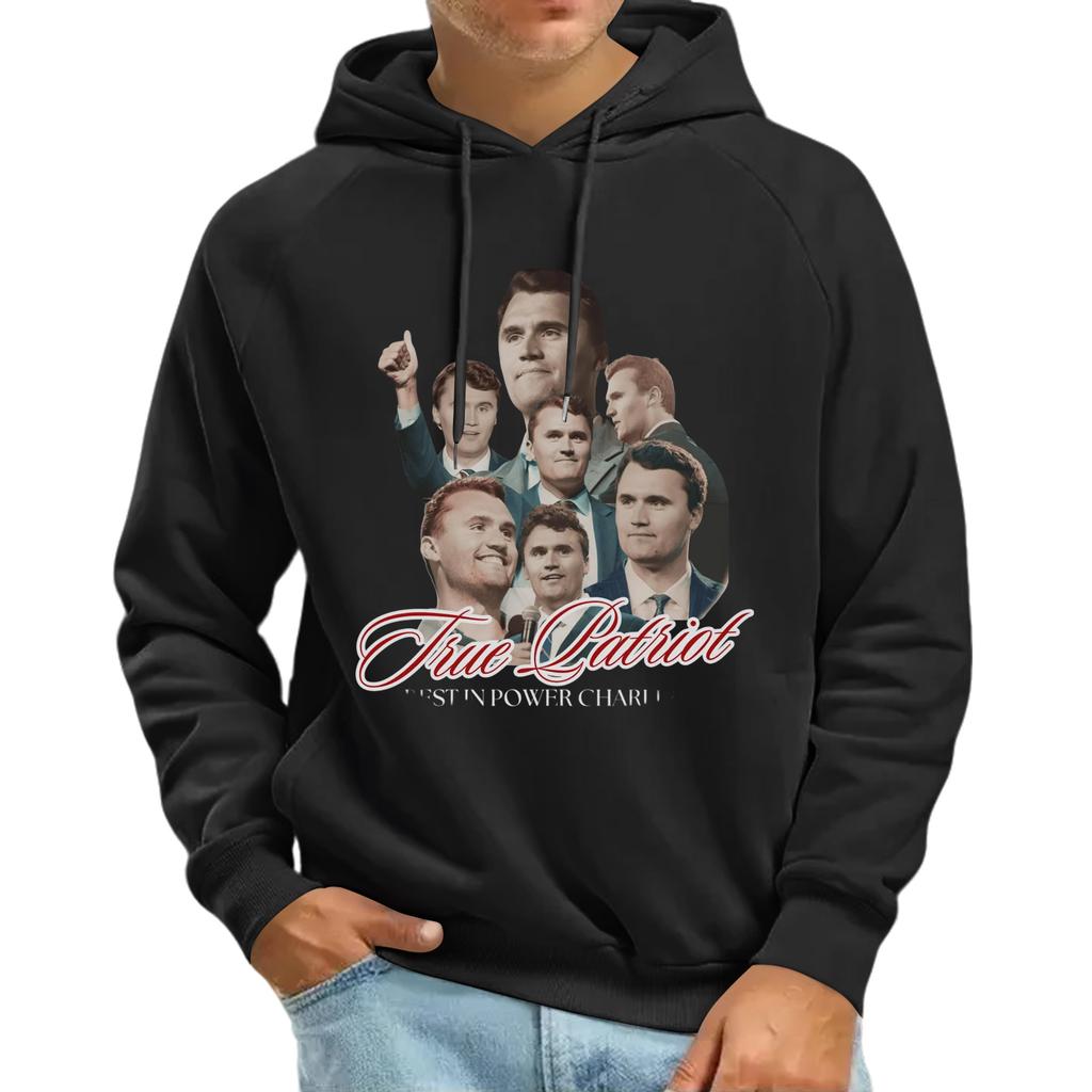 Men's Raglan Long Sleeve Hooded Sweatshirt