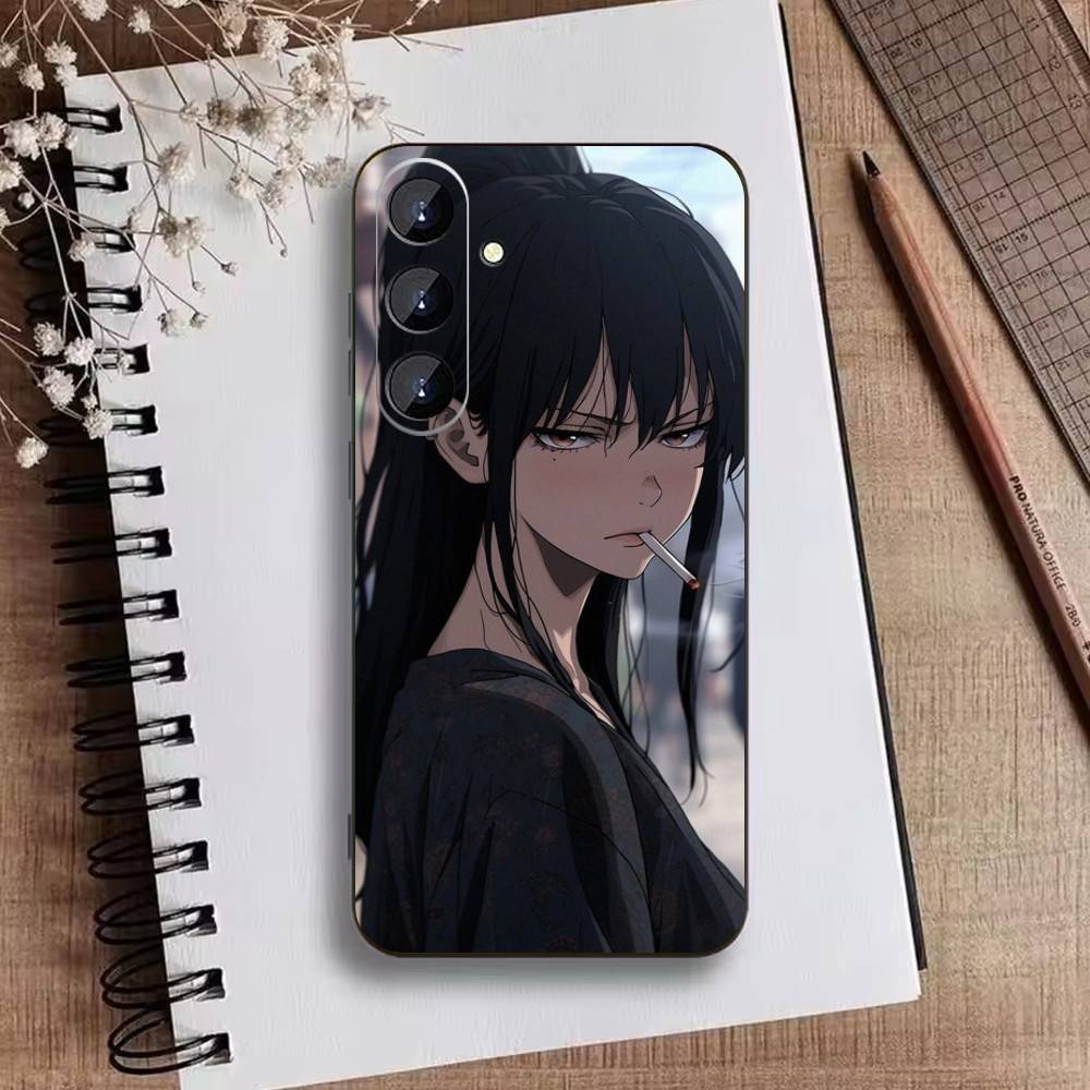 Dark Gothic Cool-Edgy Phone Case For Samsung Galaxy A73,A72,A71,A70,A52,A51 Others Soft Black Cover
