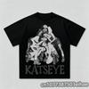 KATSEYE Unisex Unisex Oversized Graphic Print Tshirt Casual Cotton Oneck Harajuku Streetwear Wind Top Funny Poster Design