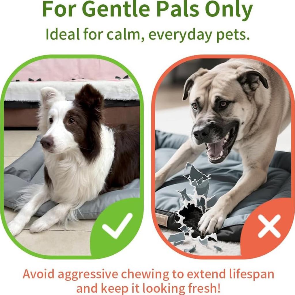 Waterproof Dog Kennel Bed Durable Chew Resistant Pad With Rapid Dry Polyester Fabric For Large Medium Small Dogs