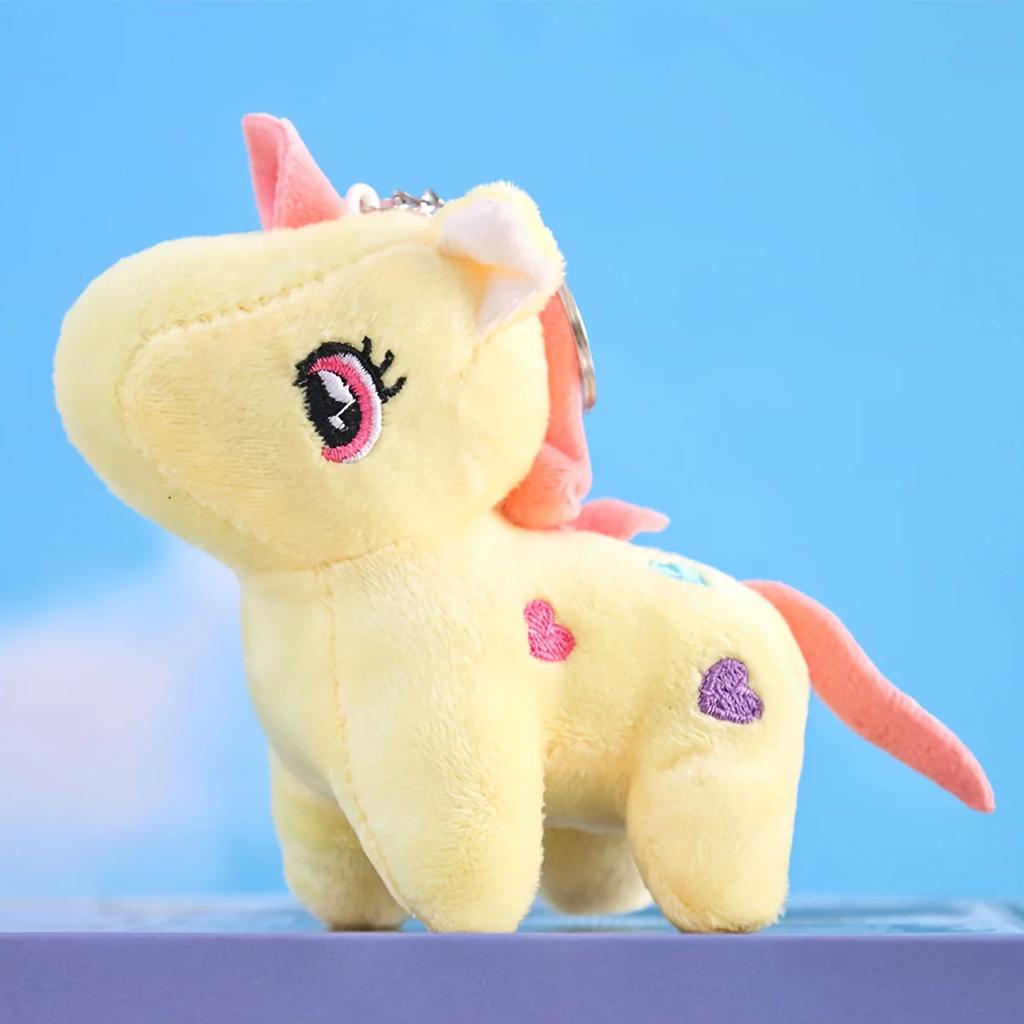 1pc- colorful unicorn shaped plush toy for dogs to play with interactive teeth grinding and cleaning