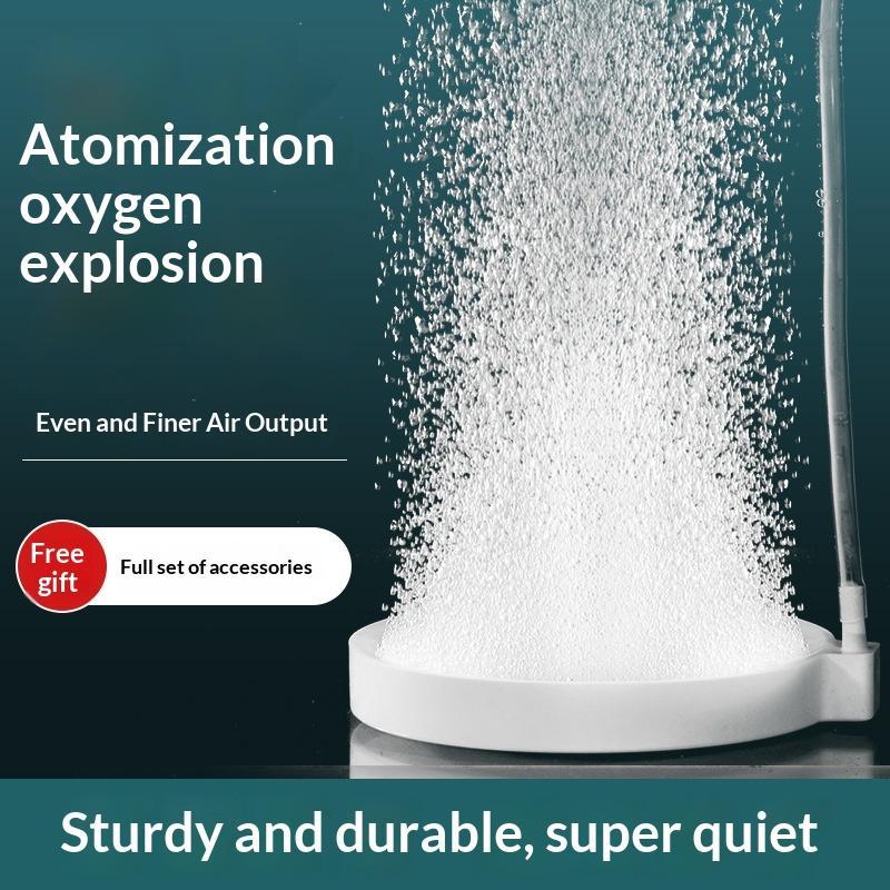 1Pc Air Stone Oxygen Aerator For Aquarium Disc Bubble Diffuser Air Bubble Pump Hydroponic Oxygen Plate Mini Accessories Nano