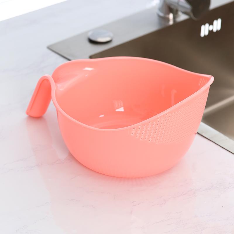 2 Stück Küchenreiswäscher Reiswaschsieb Haushalt Kunststoff Abtropfkorb Gemüsewaschkorb Multifunktion