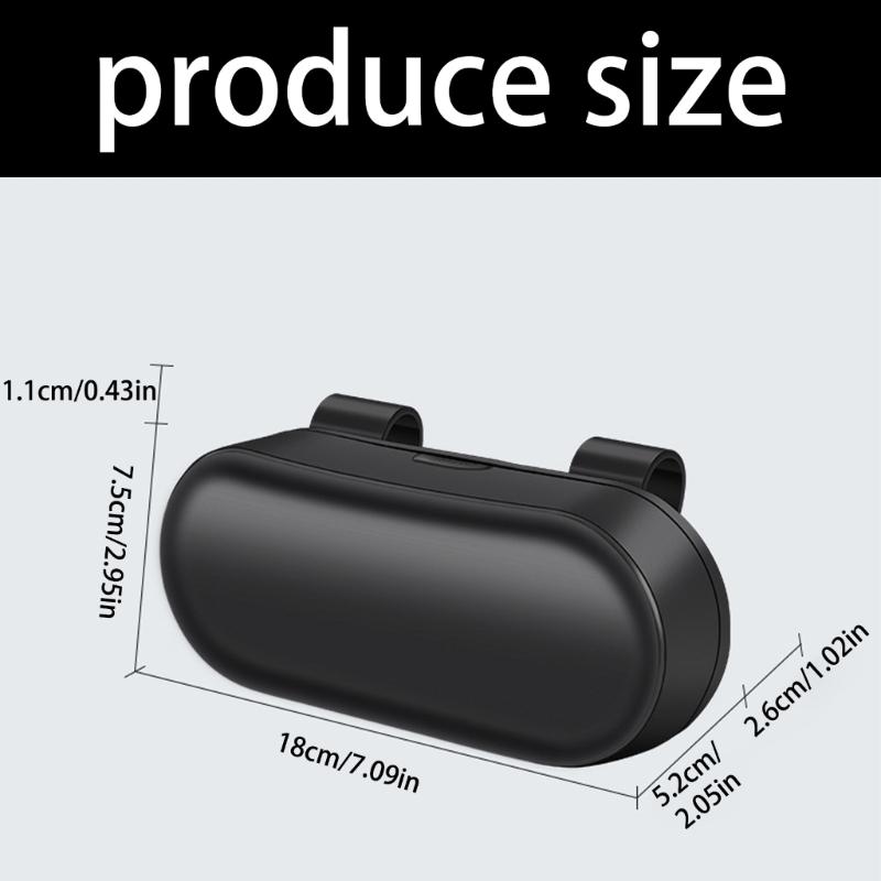 Schutz-Aufbewahrungsetui für Brillen Auto SUV Sonnenblenden Sonnenbrillen-Aufbewahrungsetui Sonnenblenden Brillenhalter Etui Organizer Box