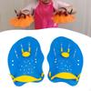 2 Pieces Swimming Hand Paddles Webbed Flippers for Women Men Adults Children pink S