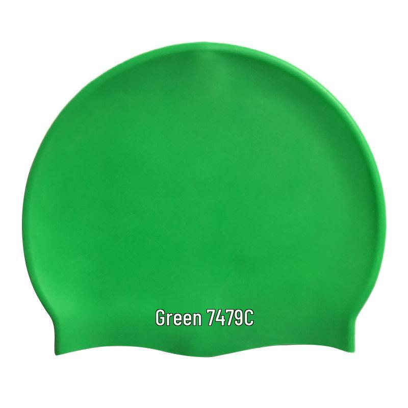 60g Unisex Silicone Swim Cap: Adult Fashion, Waterproof, Ear Protection, Pure Color