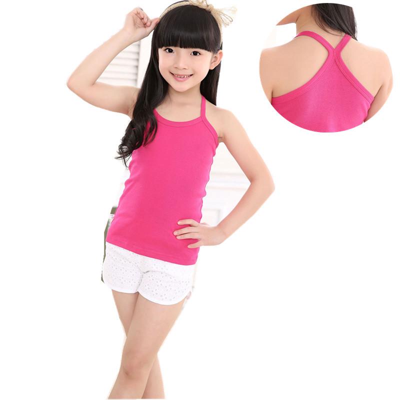 Camiseta de Tirantes de Algodón para Niños: Capa Base de Verano para Niños y Niñas